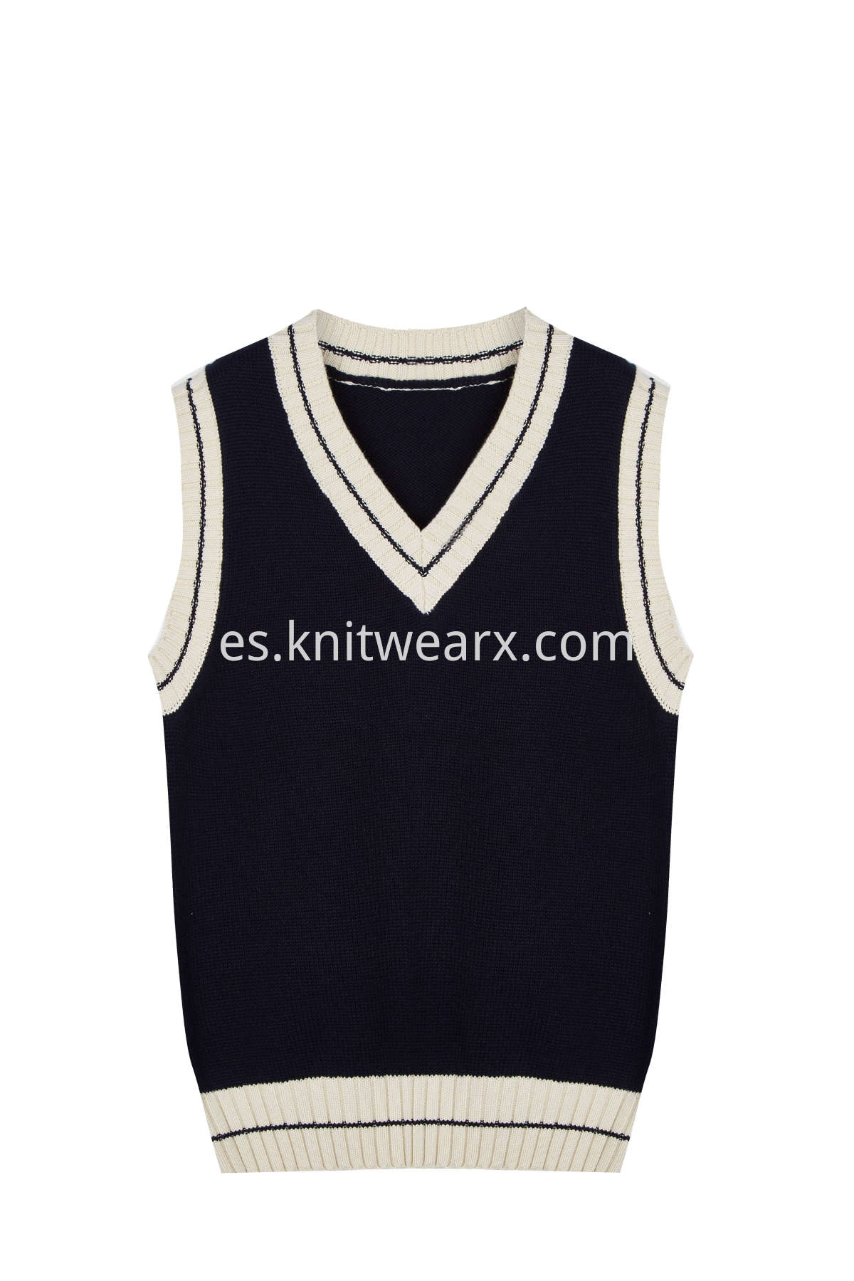 Kids's Sweater Simple Vest Cotton V-Neck School Uniform Pullover Top